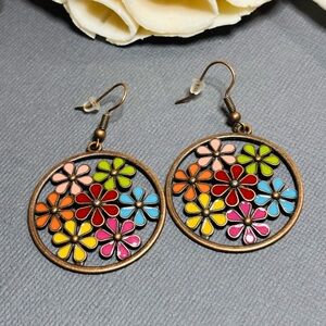 🌸Colorful Floral Earrings🌸